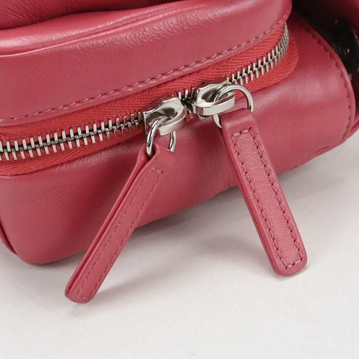 CHANEL Matelassé Lambskin Chain Shoulder Bag - Pink