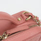 CHANEL CC Filigree Caviar Skin Vanity Bag with Chain Shoulder Bag - Pink