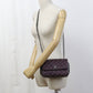 CHANEL Matelassé Lambskin Chain Shoulder Bag - Purple