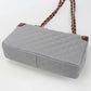 CHANEL Matelassé Lambskin Chain Shoulder Bag - Grey