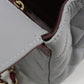 CHANEL Matelassé Lambskin Chain Shoulder Bag - Grey