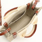 Chloe【クロエ】 CHC22AS397 スモール WOODY トートバッグ リネン レディース