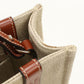 Chloe【クロエ】 CHC22AS397 スモール WOODY トートバッグ リネン レディース