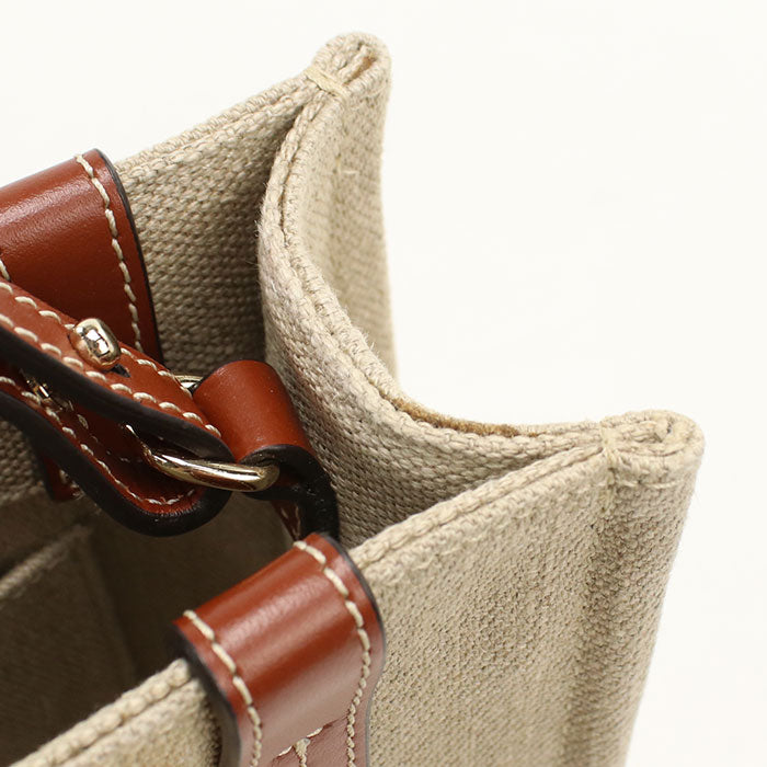 Chloe【クロエ】 CHC22AS397 スモール WOODY トートバッグ リネン レディース