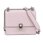 FENDI Canai Leather Chain Shoulder Bag - Pink