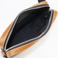 FENDI Diagonal PVC and Leather Shoulder Bag - Brown