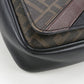 FENDI Diagonal PVC Shoulder Bag - Brown