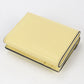 FENDI FF Diamond Leather Tri-fold Compact Wallet - Yellow