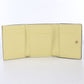 FENDI FF Diamond Leather Tri-fold Compact Wallet - Yellow