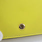 FENDI FF Diamond Leather Tri-fold Compact Wallet - Yellow