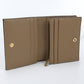 FEND FF Logo Jacquard Bi-fold Compact Wallet - Dark Brown