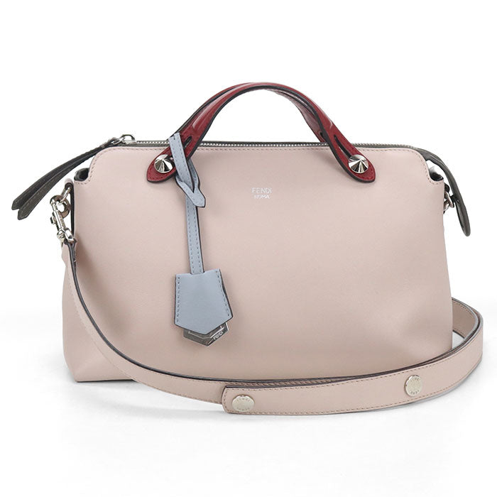 FENDI By the Way Calfskin Handbag/Shoulder Bag - Pink