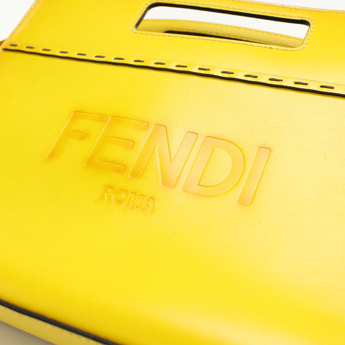 FENDI【フェンディ】 7VA547 2WAY ショッパースモール ハンドバッグ レザー レディース