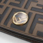 FENDI F is Fendi Small Calfskin Bifold Compact Wallet - Brown