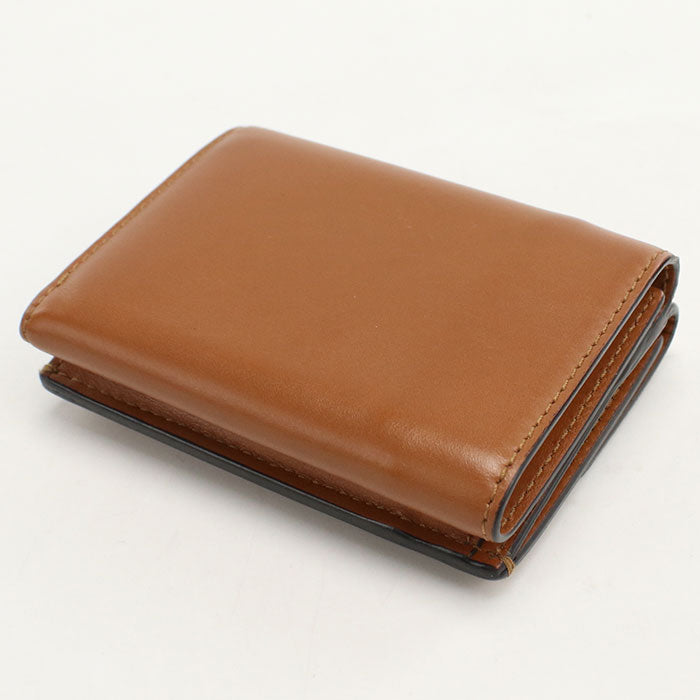 FENDI フェンディ ローマ カーフレザー 三つ折り財布 コンパクトウォレット - ブラウン