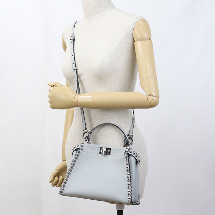 FENDI【フェンディ】 8BN244 2WAY ピーカブー ハンドバッグ カーフ レディース