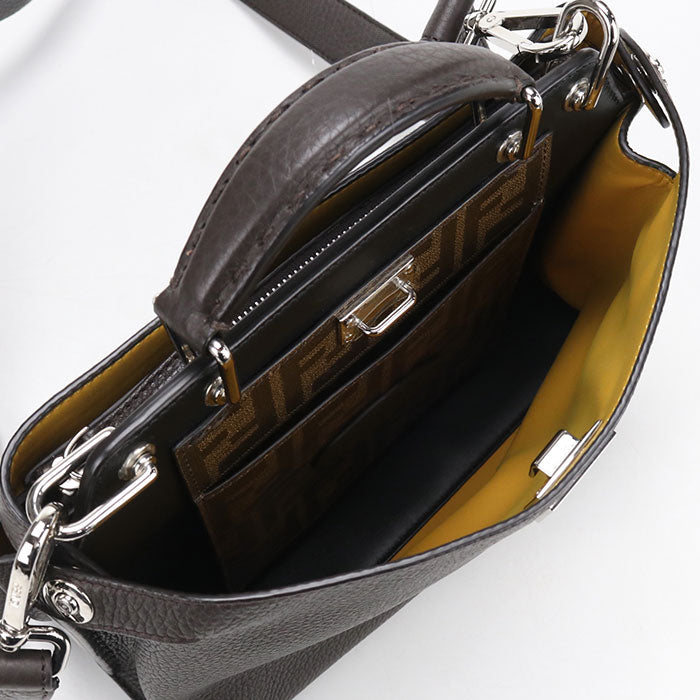 FENDI【フェンディ】 7VA506 ミニエッセンシャル ピーカブー ハンドバッグ レザー レディース