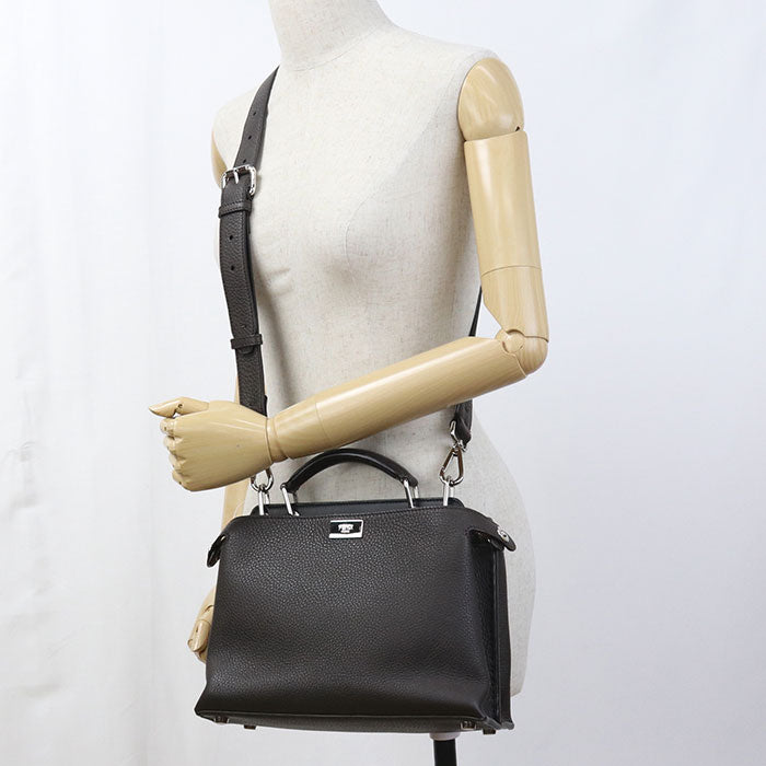 FENDI【フェンディ】 7VA506 ミニエッセンシャル ピーカブー ハンドバッグ レザー レディース