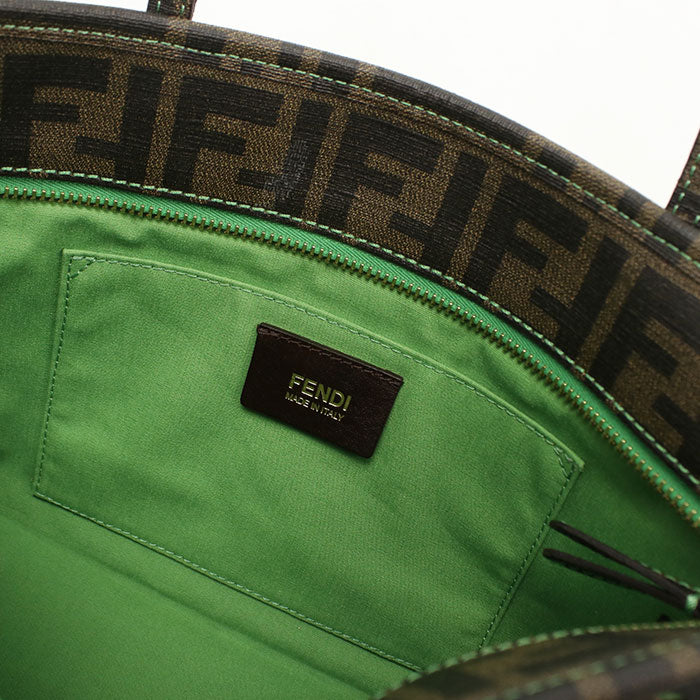 FENDI【フェンディ】 8BH223 ズッカ トートバッグ PVC レディース