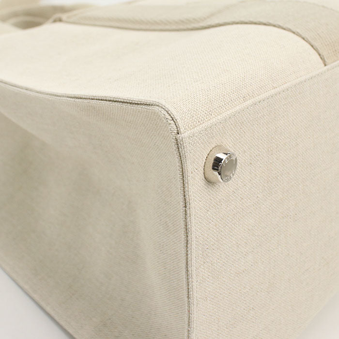 FENDI FFロゴ キャンバス トートバッグ ショルダーバッグ - ベージュ