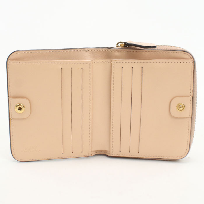 FENDI【フェンディ】 8M0407 エフ イズ フェンディ 二つ折り財布 カーフ レディース