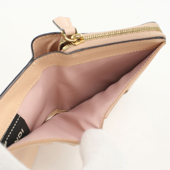 FENDI【フェンディ】 8M0407 エフ イズ フェンディ 二つ折り財布 カーフ レディース