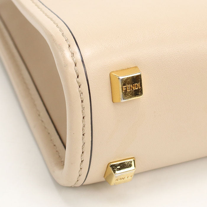 FENDI【フェンディ】 8BS051 サンシャインショッパーミニ 2WAY ハンドバッグ カーフ レディース
