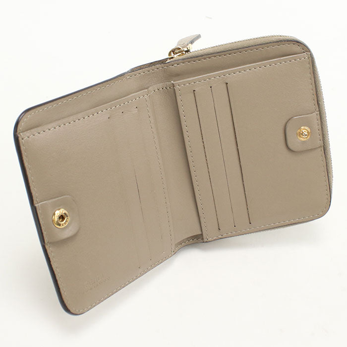 FENDI【フェンディ】 8M0407 エフ イズ フェンディ 二つ折り財布 レザー レディース