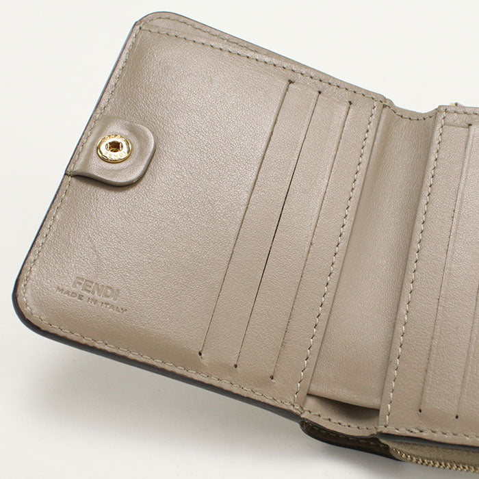 FENDI【フェンディ】 8M0407 エフ イズ フェンディ 二つ折り財布 レザー レディース