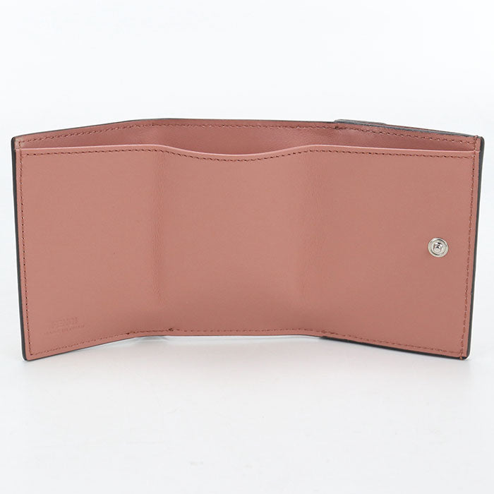 FENDI【フェンディ】 8M0395 エフイズフェンディ 三つ折り財布 カーフ レディース