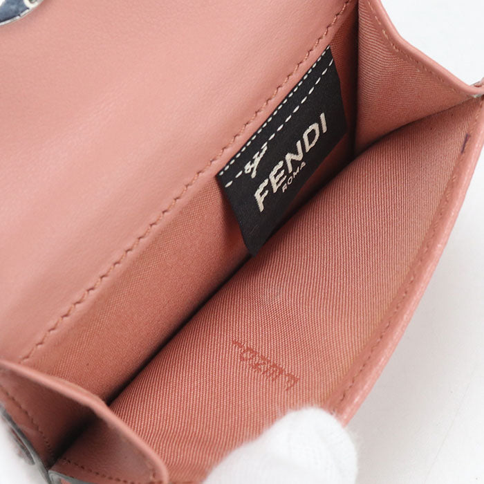 FENDI【フェンディ】 8M0395 エフイズフェンディ 三つ折り財布 カーフ レディース