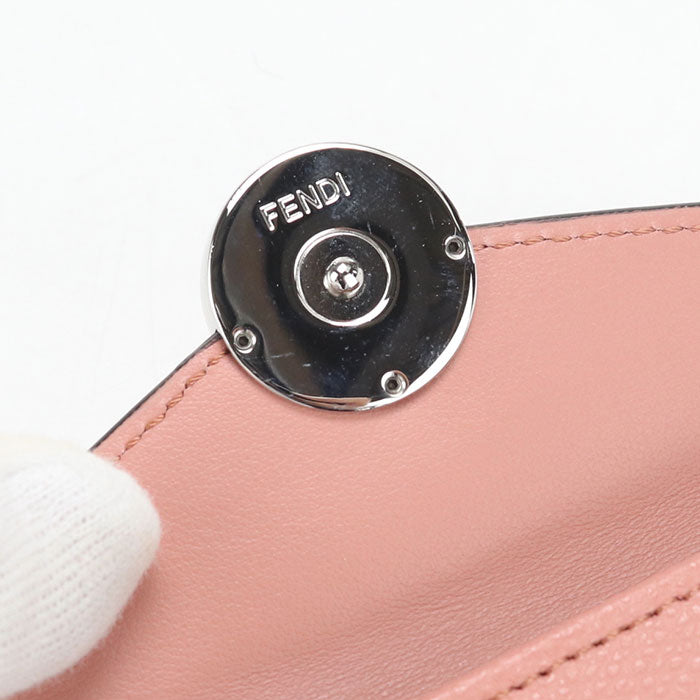 FENDI【フェンディ】 8M0395 エフイズフェンディ 三つ折り財布 カーフ レディース