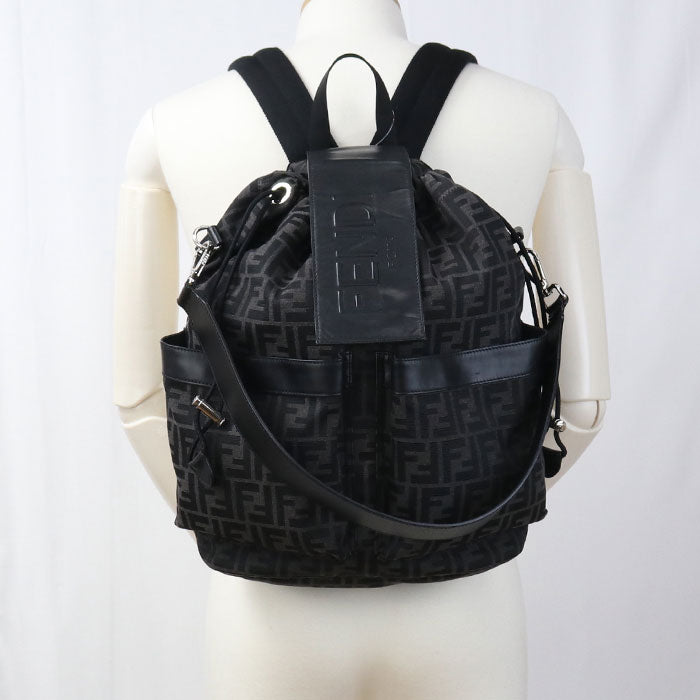 FENDI【フェンディ】 7VZ070　 フェンディ ストライクミディアム FFジャガード リュック ジャガード メンズ