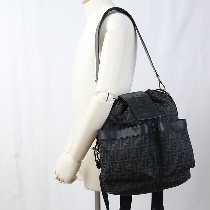 FENDI【フェンディ】 7VZ070　 フェンディ ストライクミディアム FFジャガード リュック ジャガード メンズ