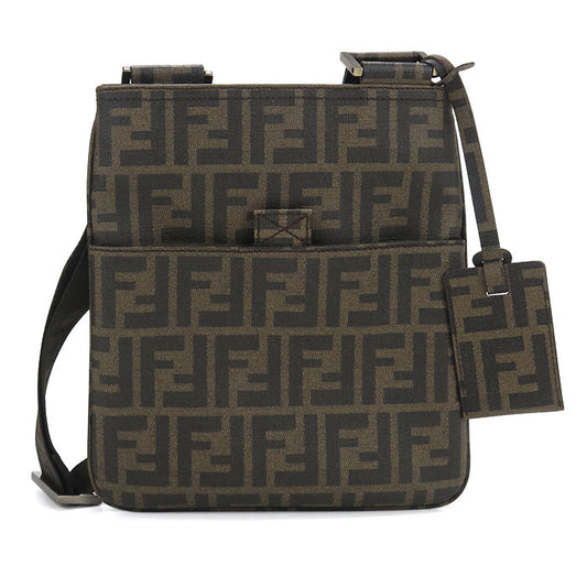FENDI 7VA214 ショルダーバッグ ズッカ 斜め掛け ショルダーバッグ PVC レディース
