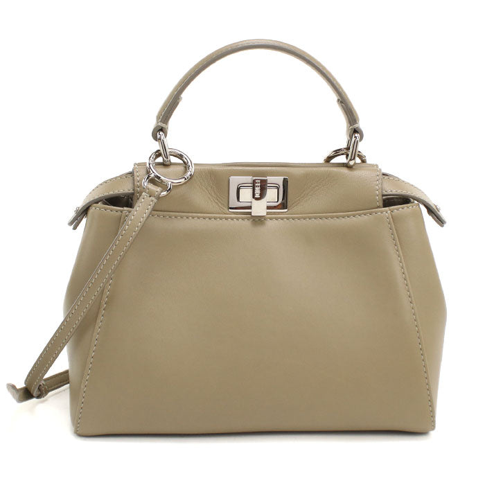 FENDI【フェンディ】 8BN244 2WAY ピーカブー ハンドバッグ カーフ レディース