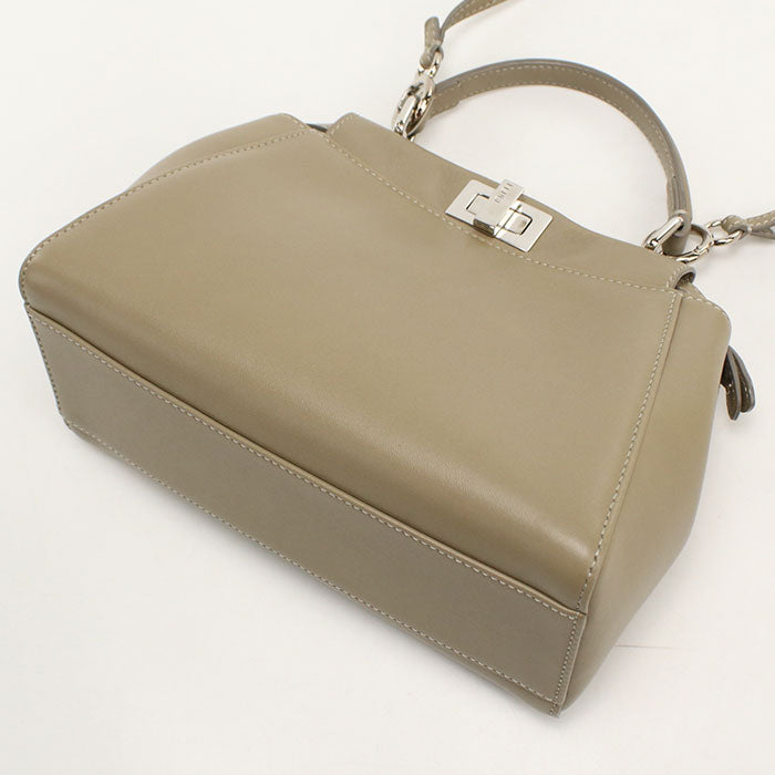 FENDI【フェンディ】 8BN244 2WAY ピーカブー ハンドバッグ カーフ レディース