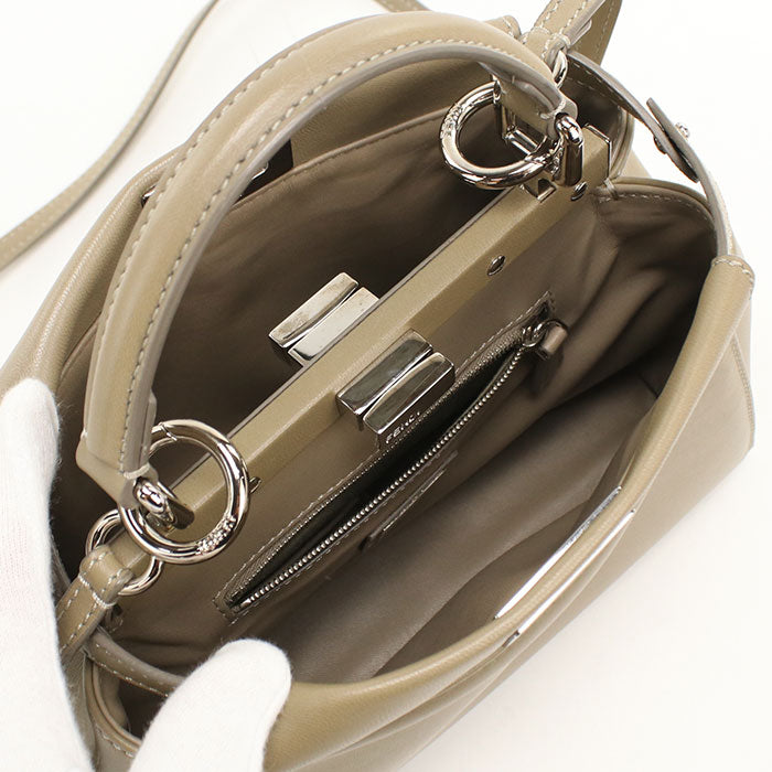 FENDI【フェンディ】 8BN244 2WAY ピーカブー ハンドバッグ カーフ レディース