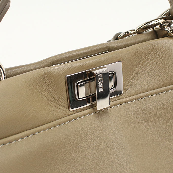 FENDI【フェンディ】 8BN244 2WAY ピーカブー ハンドバッグ カーフ レディース