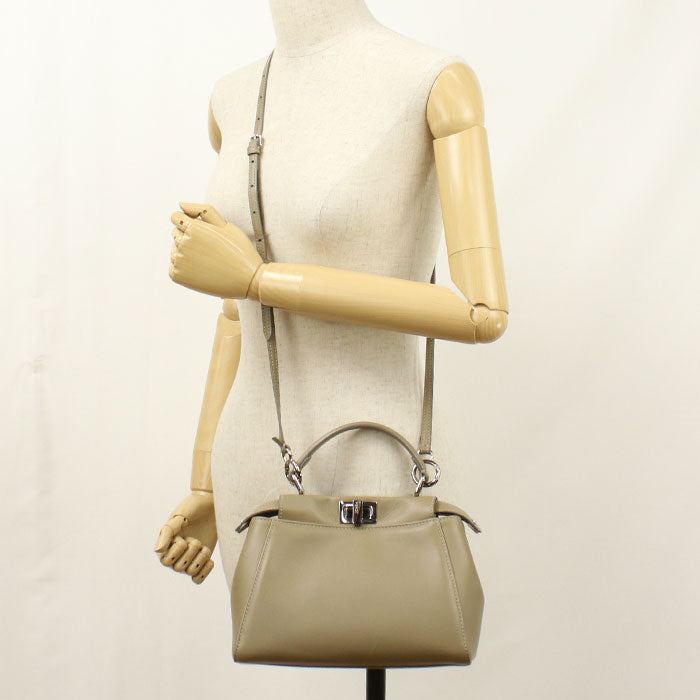 FENDI【フェンディ】 8BN244 2WAY ピーカブー ハンドバッグ カーフ レディース