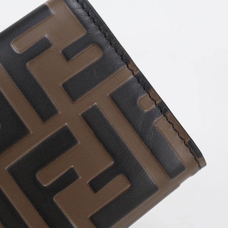 FENDI【フェンディ】 8M0480 FFダイヤモンド 三つ折り財布 カーフ レディース