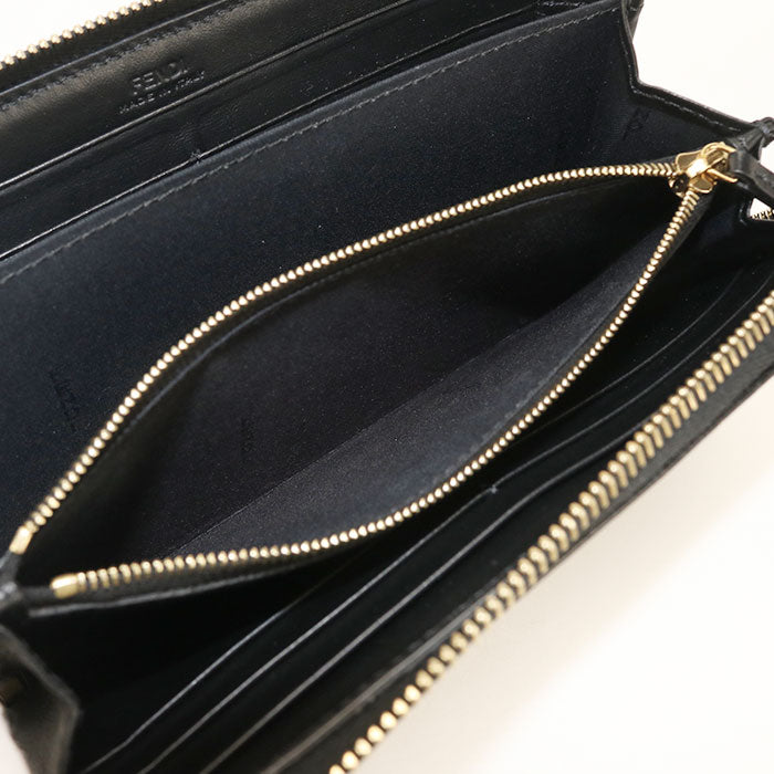 FENDI【フェンディ】 8M0299 長財布ラウンドファスナー 長財布ラウンドファスナー カーフ レディース