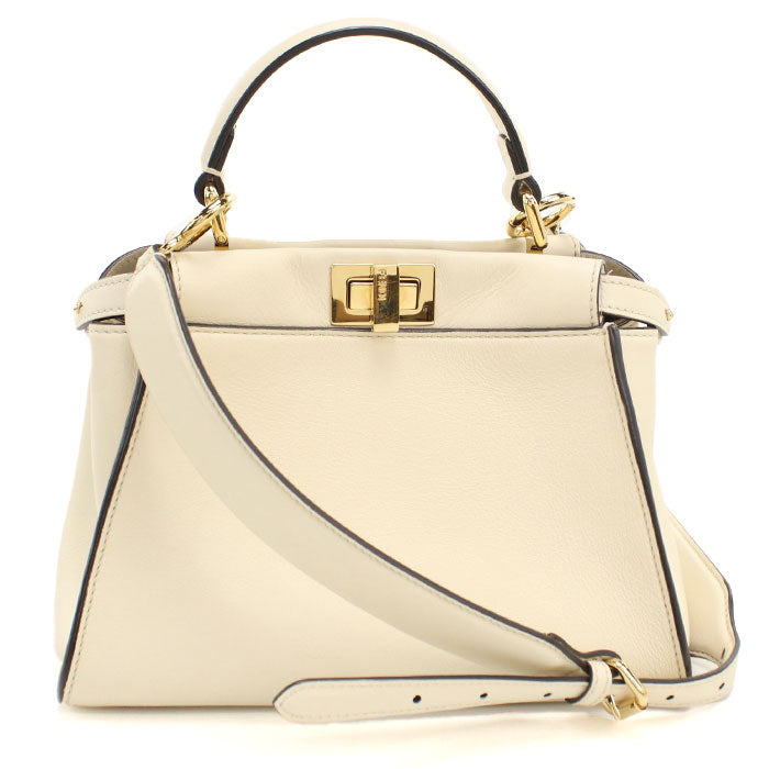 FENDI【フェンディ】 8BN244 2WAY ピーカブー ハンドバッグ カーフ レディース