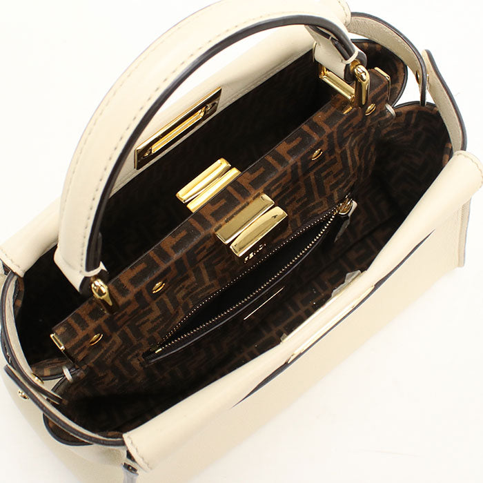 FENDI【フェンディ】 8BN244 2WAY ピーカブー ハンドバッグ カーフ レディース