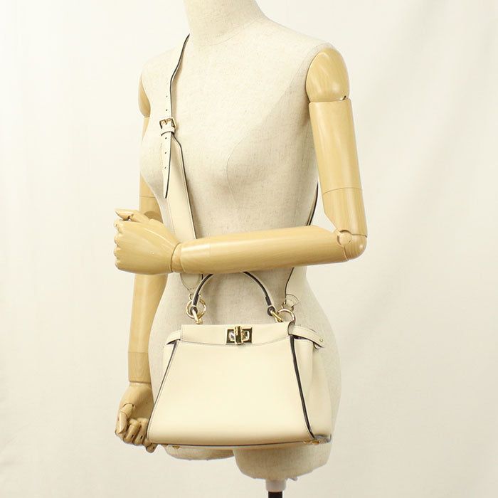 FENDI【フェンディ】 8BN244 2WAY ピーカブー ハンドバッグ カーフ レディース