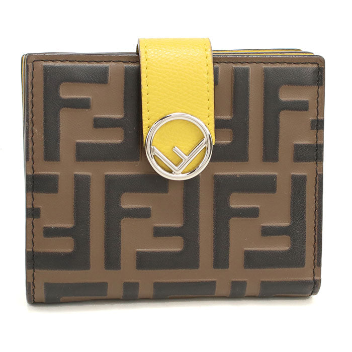 FENDI【フェンディ】 8M0386 エフイズフェンディ 二つ折り財布 カーフ レディース