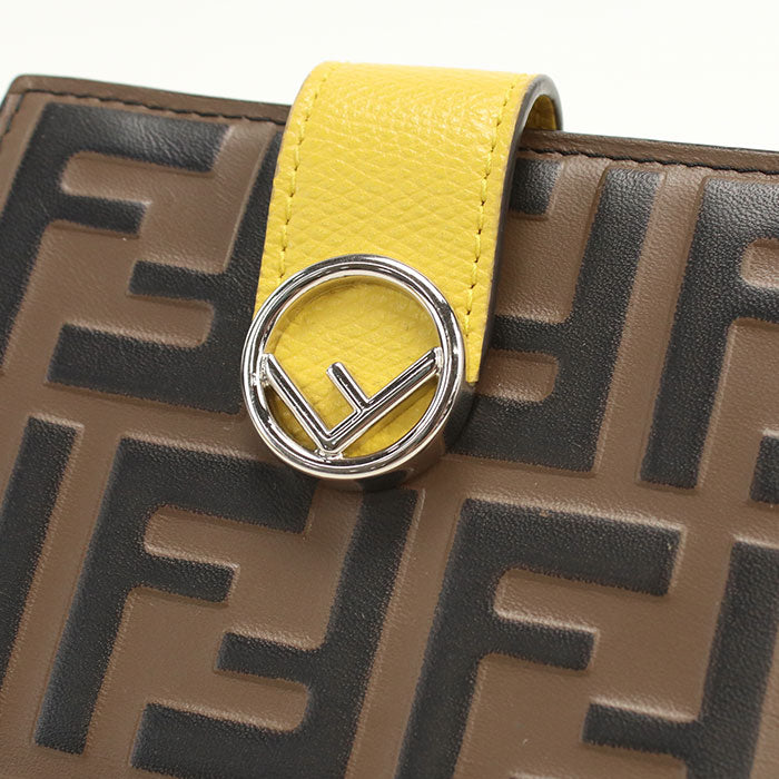 FENDI【フェンディ】 8M0386 エフイズフェンディ 二つ折り財布 カーフ レディース