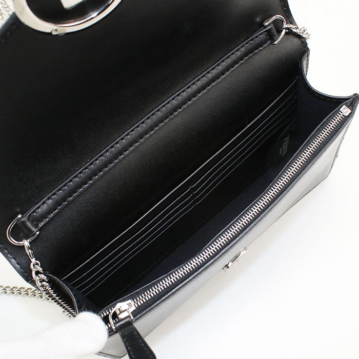 FENDI【フェンディ】 8BS006 エフイズフェンディ チェーンウォレット カーフ レディース