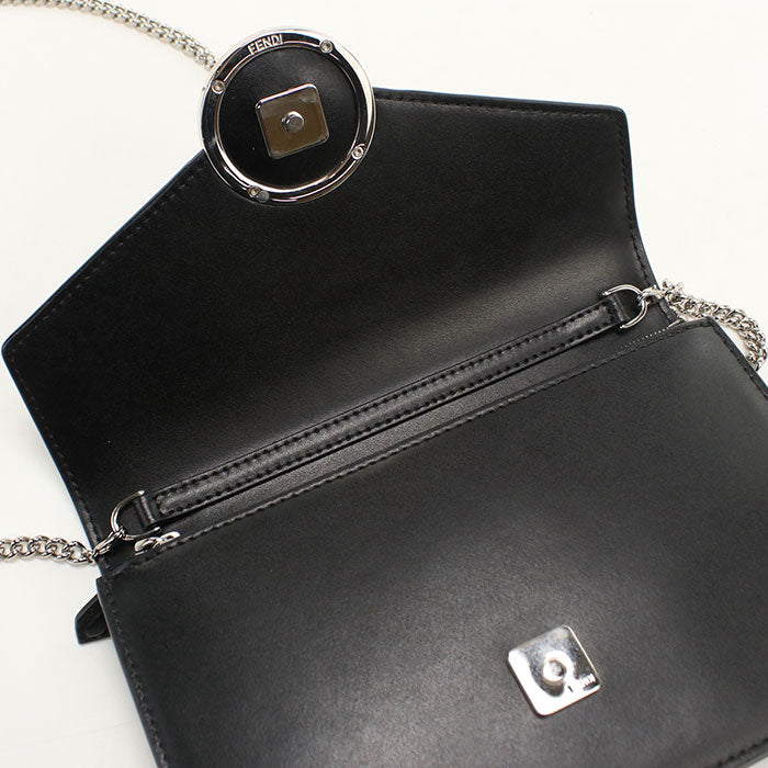 FENDI【フェンディ】 8BS006 エフイズフェンディ チェーンウォレット カーフ レディース
