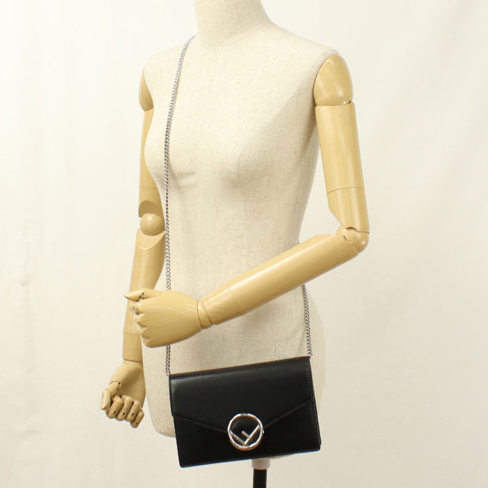 FENDI【フェンディ】 8BS006 エフイズフェンディ チェーンウォレット カーフ レディース